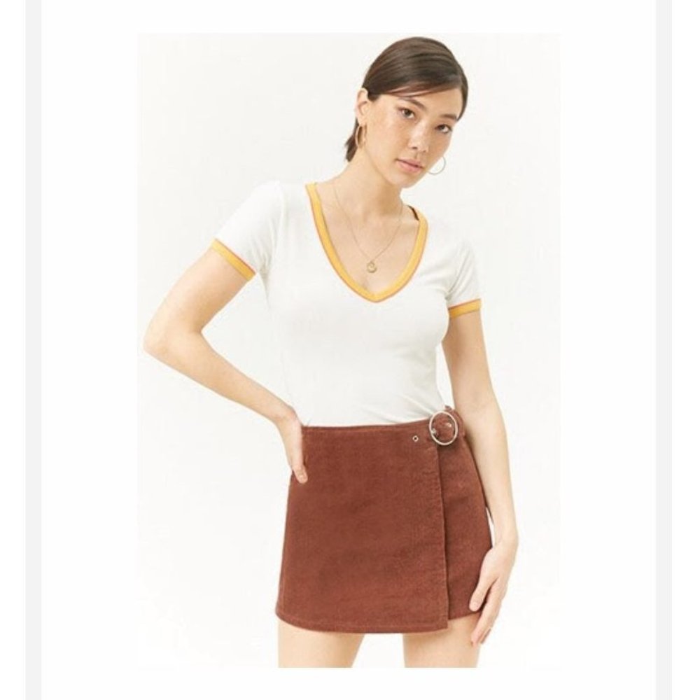 Corduroy skirt